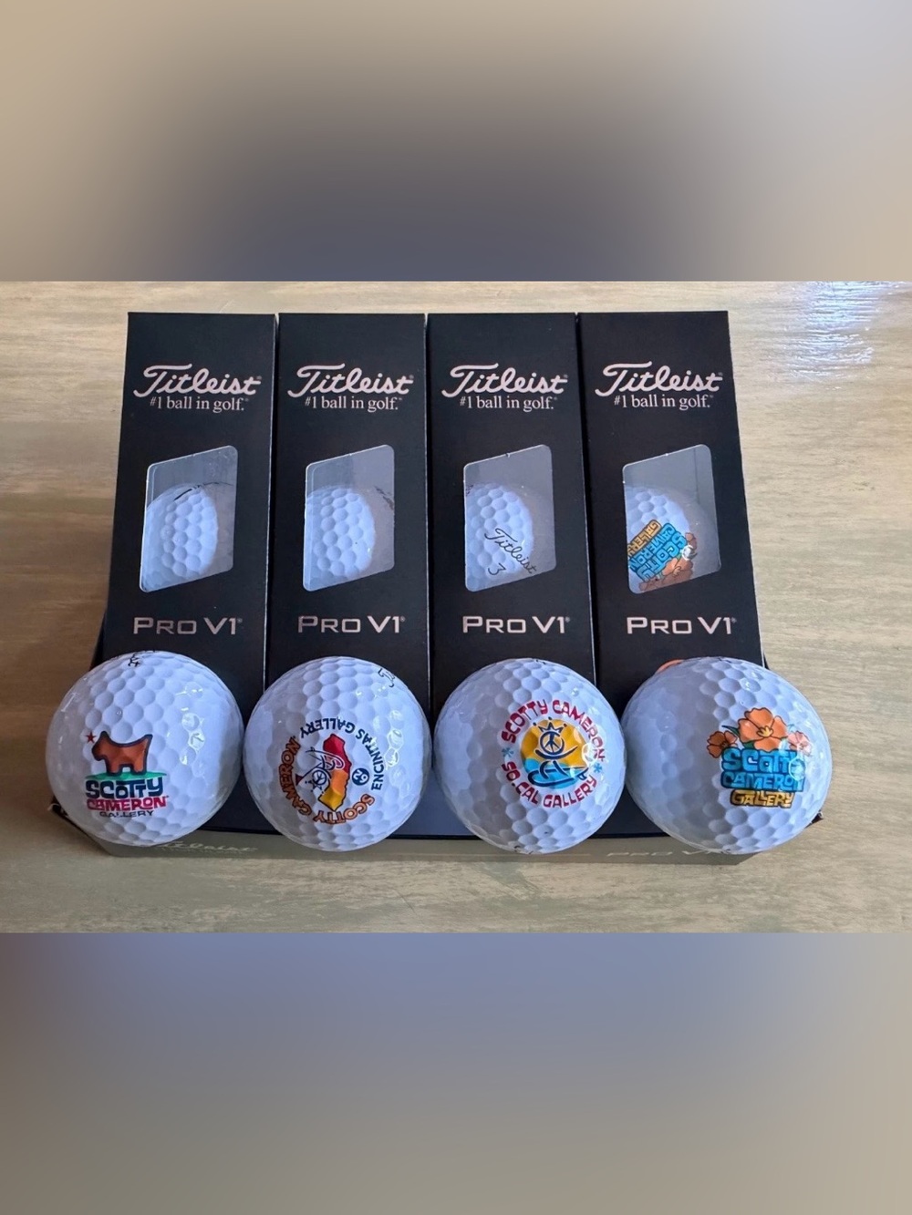 Scotty Cameron 2026 Titleist Golf Balls GALLERY ONLY Pro V1 Dozen PEACE SURFER